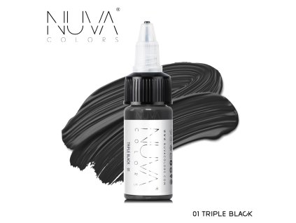 Nuva Colors - 01 Triple Black 15ml