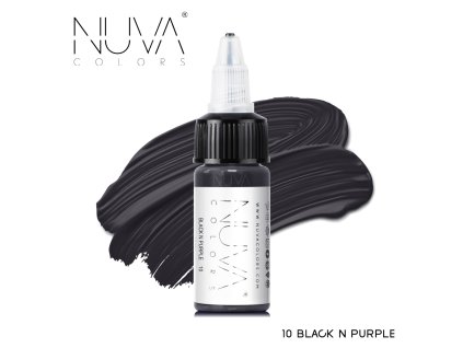 Nuva Colors - 10 Black N Purple 15ml
