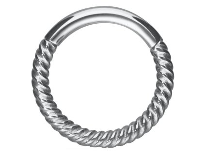 Náušnice Wildcat Twisted Rope stříbrná (Varianta 1,2 x 10mm)