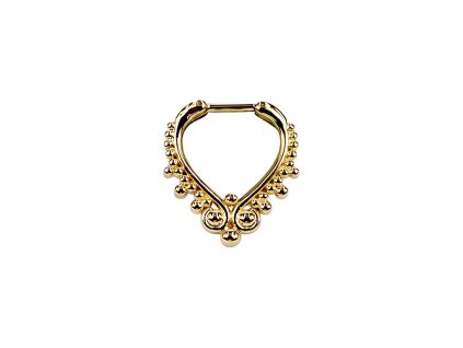 22701 1 nausnice wonderland wildcat pro septum zlata barva