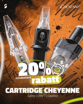 Alle Cheyenne Cartridges jetzt mit Rabatten ab 20 %! 🔥 Safety, CRAFT und Capillary in Konfigurationen für Linien,...