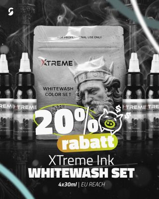 Vier Whitewash-Abstufungen, mit denen Sie Übergänge unter Kontrolle haben. Das XTreme Ink Whitewash Set enthält die...