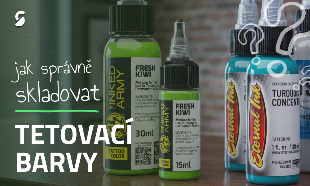 Jak skladovat tetovací barvy: Praktický průvodce pro tatéry
