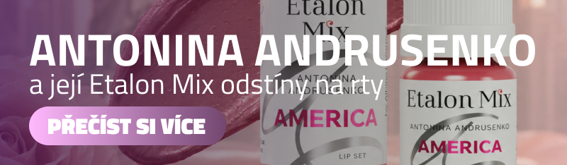 Antonina Andrusenko a její Etalon Mix odstíny na rty