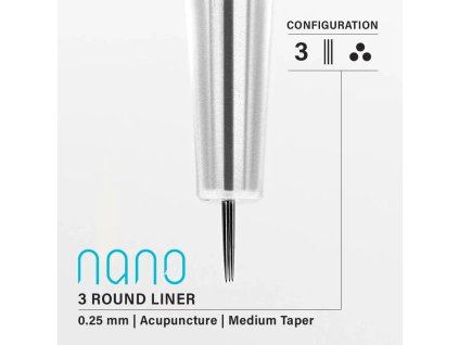 Screenshot 2026 02 11 at 13 57 33 Vertix Nano Round Liner 3 0.25mm Medium Taper (20 pack) Supreme Permanent