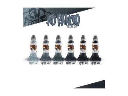 19448 world famous ink a d pancho set 6x30ml