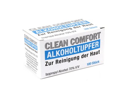 clean comfort alkoholtupfer 100 stueck