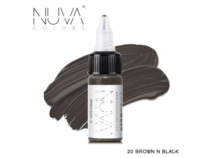 Nuva Colors - 20 Brown n Black 15ml