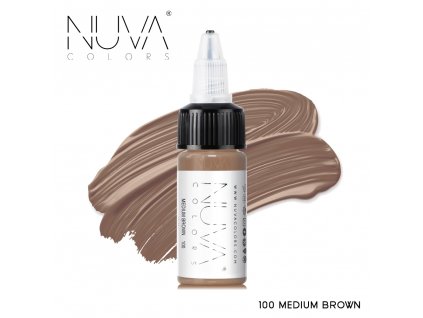 Nuva Colors - 100 Medium Brown 15ml