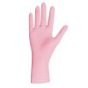 1966 unigloves nitrilove rukavice ruzove pink pearl 100 ks s