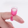 Kalíšek na barvu prstýnek sterilní 10mm, 1ks, růžový
