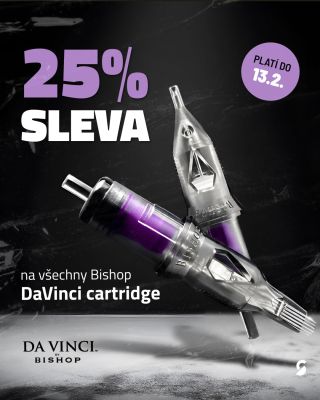 💜 Bishop DaVinci cartridge se slevou 25 % Akce platí jen omezenou dobu, do 13.2.2026 Profesionální volba za skvělou cenu!...