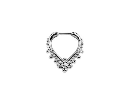 22698 1 nausnice wonderland wildcat pro septum stribrna barva