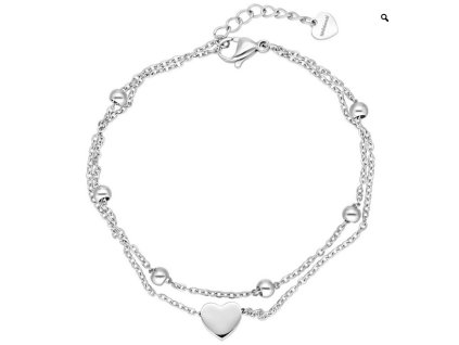 Wildcat-Armband aus Chirurgenstahl mit Herz