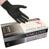 292 unigloves select black xl jednorazove latexove rukavice velikost xl 9 10