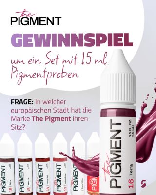 💗 GEWINNSPIEL mit The Pigment Vom 16.2. bis 22.2. können Sie ein Set mit 6 Pigmentproben à 15 ml gewinnen ✨ So nehmen Sie...
