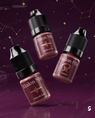 Neue Lippenpigment Serie Etalon Mix FAVOR ⭐ Eine Serie mit 9 Lippenpigmenten, aufgeteilt in 3 Sternbilder. Jeder Farbton...