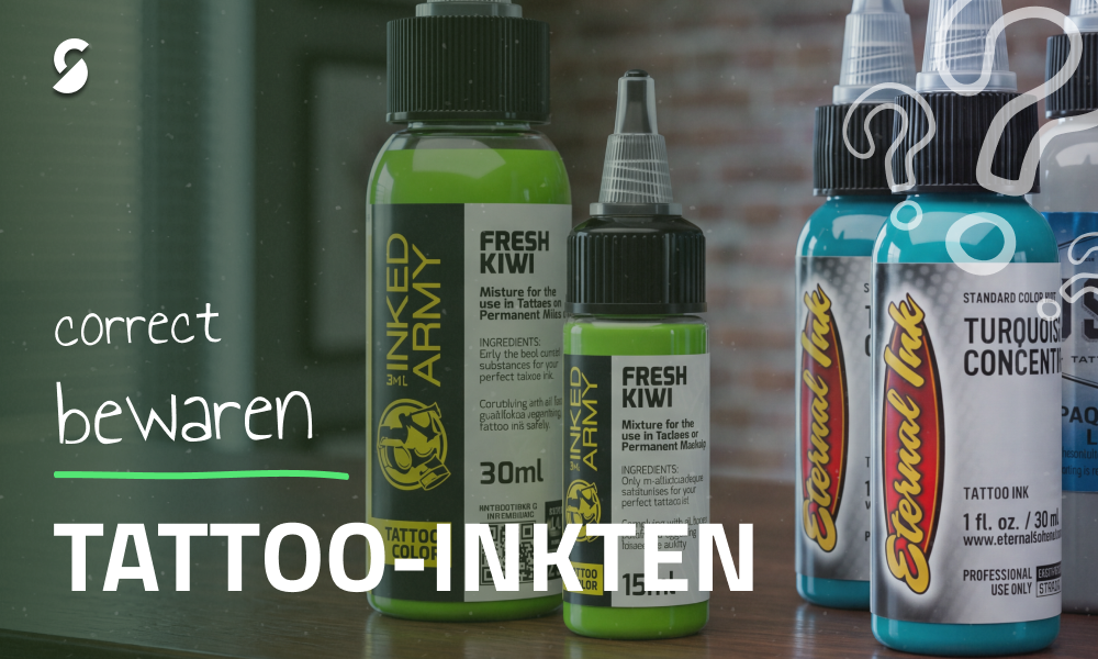 Hoe tattoo-inkt bewaren: een praktische gids voor tattoo-artiesten