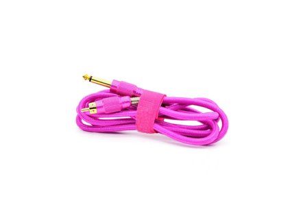 AVA Geweven kabel roze recht 1,8m