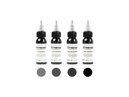 XTreme Ink - Graywash Set 4x30ml
