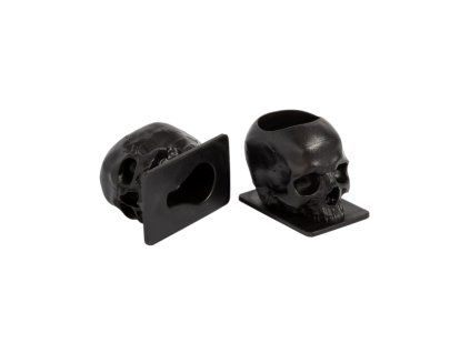 Saferly bekers 3D schedel, zwart 16mm - 100st