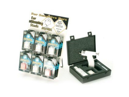 Studex Plus piercingpistool met 18 oorbellen