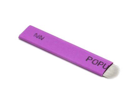 POPU microblading naald U - Enkele gebogen