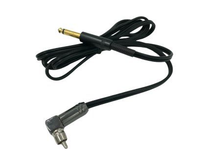 RCA kabel voor tattoo machine - stevig gebogen, 160 cm