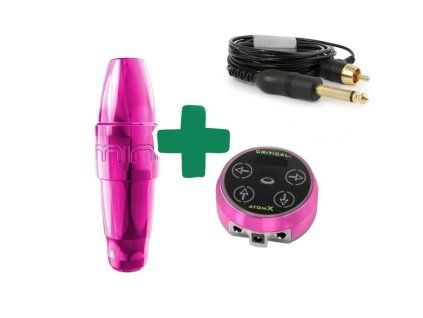Set voor PMU Xion Mini Pink 2.5mm + Atom X + RCA kabel