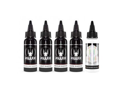 Greywash Farbset von Dynamic 5x15ml