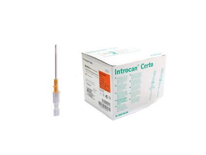 ► Piercingnaald 14g Oranje Braun Introcan - 50st