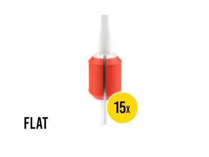 ► Plastic buis Piranha Premium Flat 19, diameter 32mm - 15pcs