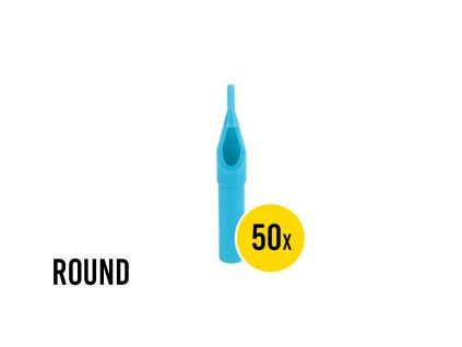 ► Wegwerp tip Piranha Round 14 - 50 stuks