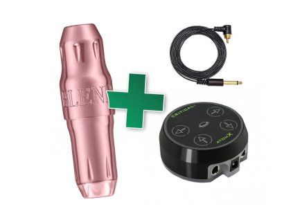 Set voor PMU Perma Blend Pen - Pink Icon 2.7mm + Atom Critical Black + RCA kabel
