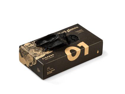 Zwarte nitril handschoenen Piranha Nitril Black