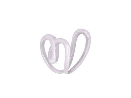 Oor manchet Piercing Wildcat Flourish Heart