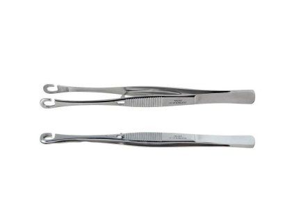 Piercingtang met ronde kop