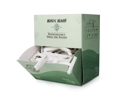 Biologisch afbreekbare wegwerpscheermesjes (scheermesjes) Magic Moon