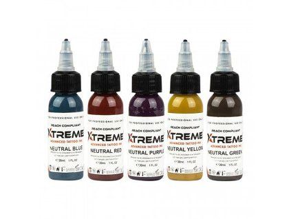 25706 1 xtreme ink neutral set 5x30ml