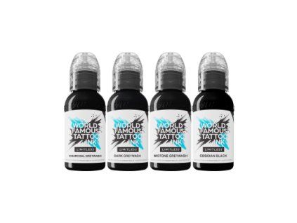 WORLD FAMOUS LIMITLESS - Lining and Shading Set - 4x30 ml