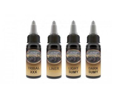 Set Panthera Ink Essential Zwart 4x30ml
