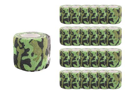 ► Legergroene grip tape -wikkel - 24 stuks