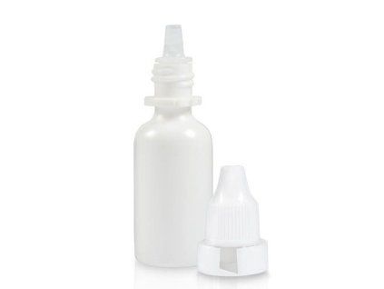 Flesje voor verf van wit plastic - 15 ml