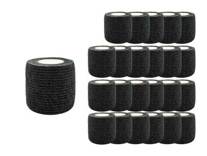► Zwarte grip tape -wikkel - 24 stuks