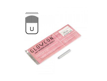 GLOVCON microblading naald U - soft edge magnum