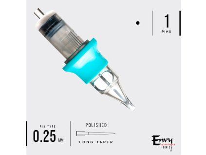Envy Gen2 Round Liner BugPin 1, 0,25mm - 0801RL, 25/1