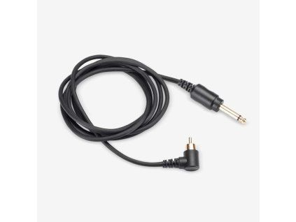 Darklab RCA Air kabel zwart gebogen, lichtgewicht