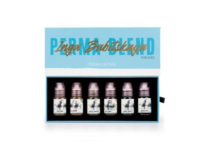PERMA BLEND - INGA BABITSKAYA SET VOOR OGEN 6x15ML