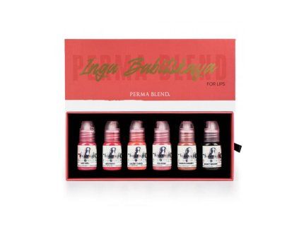 PERMA BLEND - INGA BABITSKAYA SET LIPPEN 6x15ML