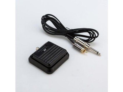 Voetpedaal zwart vierkant